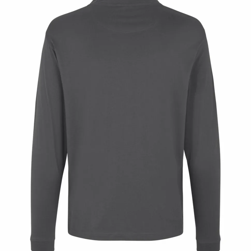 ID Pro Wear Herre Langærmet t-shirt - Silver Grey