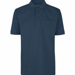 ID Pro Wear Herre Polo - Blue Melange
