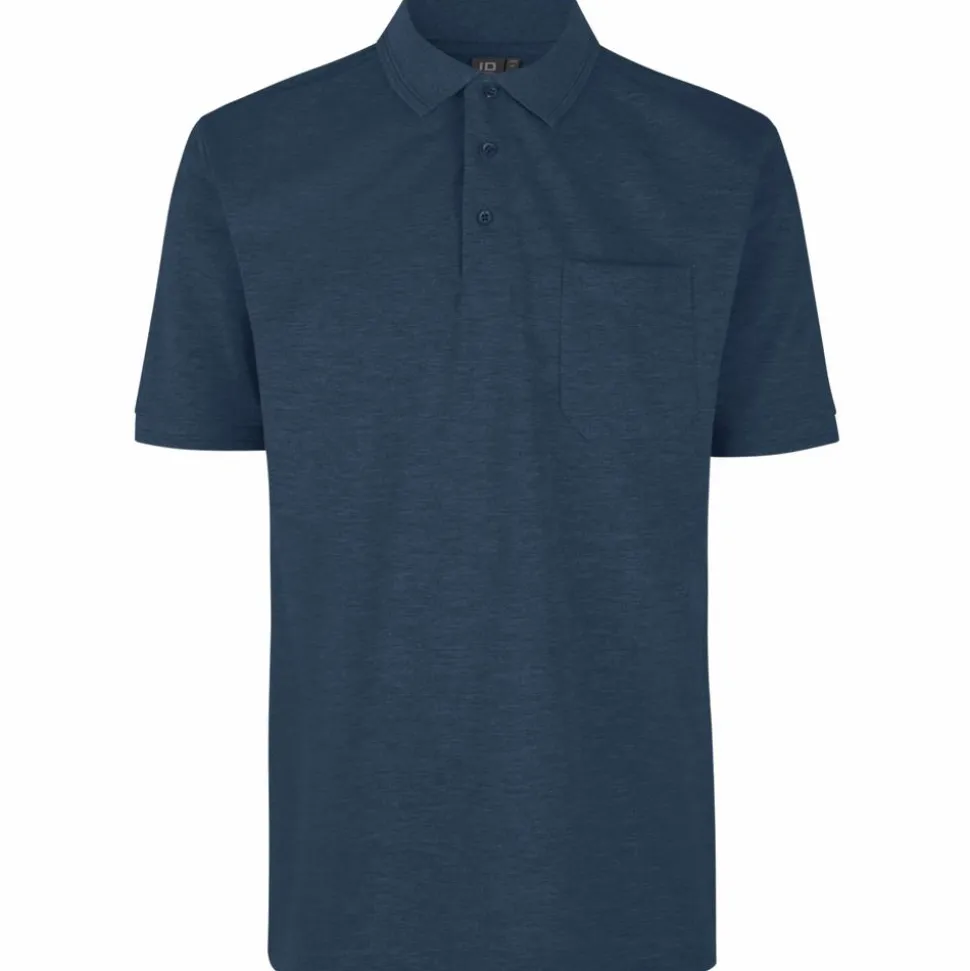 ID Pro Wear Herre Polo - Blue Melange
