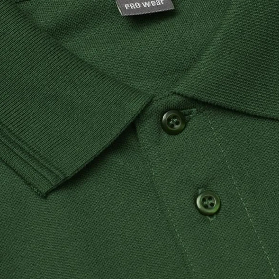 ID Pro Wear Herre Polo - Flaskegrøn