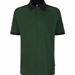 ID Pro Wear Herre Polo - Flaskegrøn