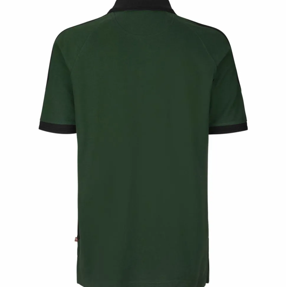 ID Pro Wear Herre Polo - Flaskegrøn