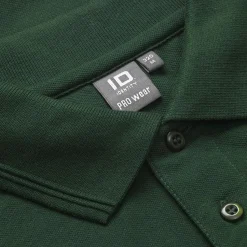 ID Pro Wear Herre Polo - Flaskegrøn