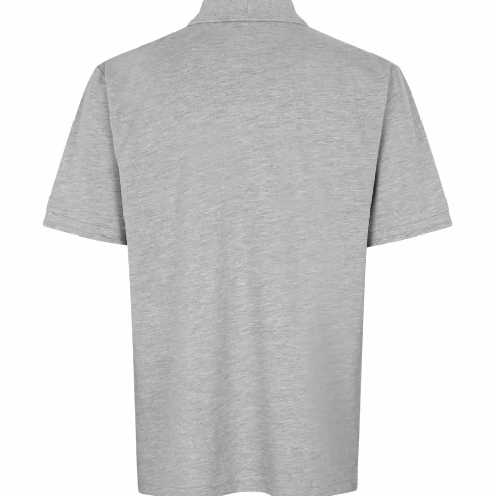 ID Pro Wear Herre Polo - Grå Melange