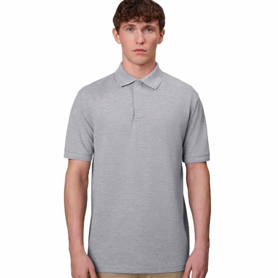 ID Pro Wear Herre Polo - Grå Melange