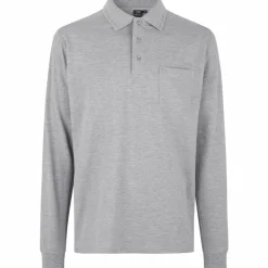 ID Pro Wear Herre Polo - Grey Melange