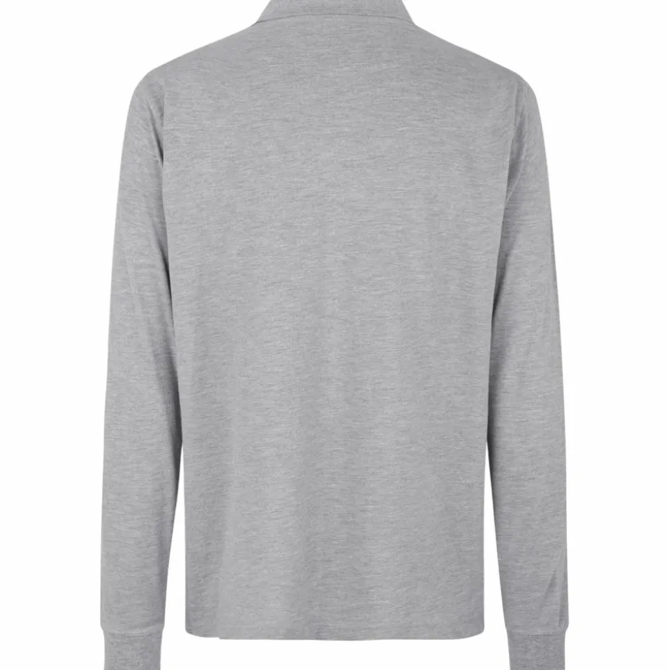 ID Pro Wear Herre Polo - Grey Melange