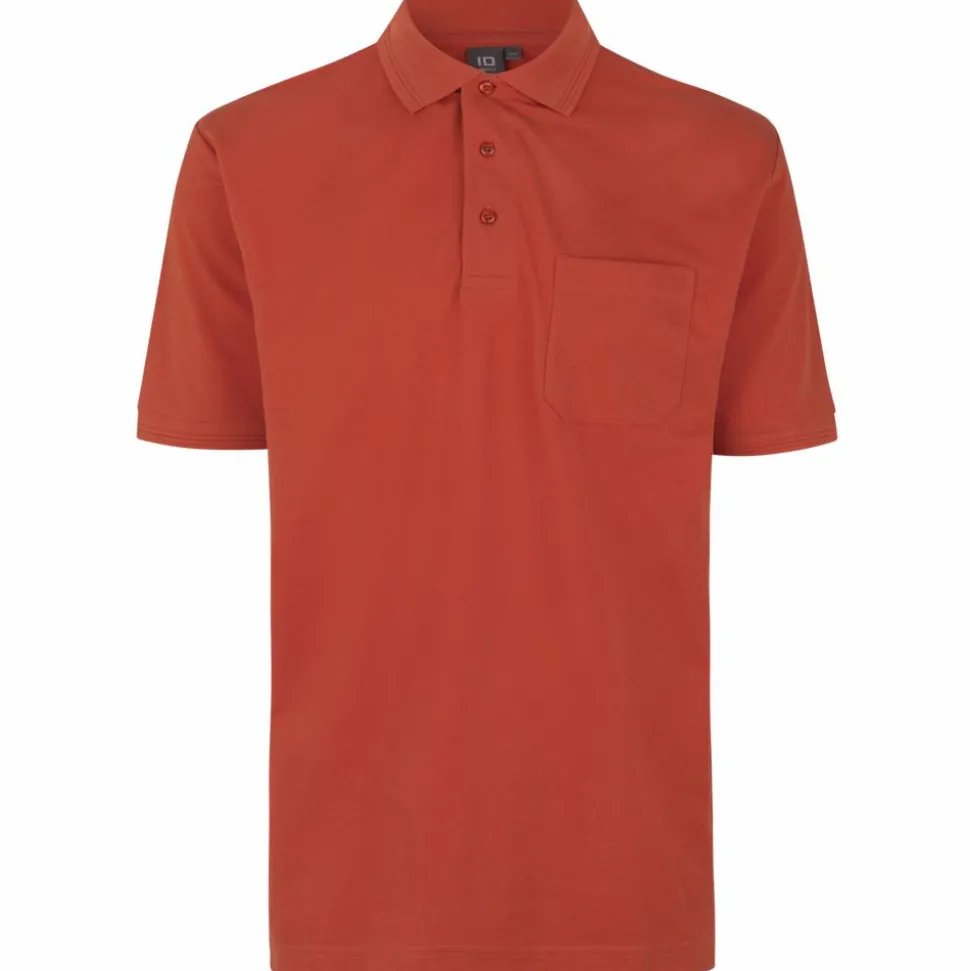 ID Pro Wear Herre Polo - Koral