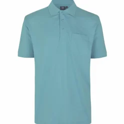 ID Pro Wear Herre Polo - Støvet Aqua