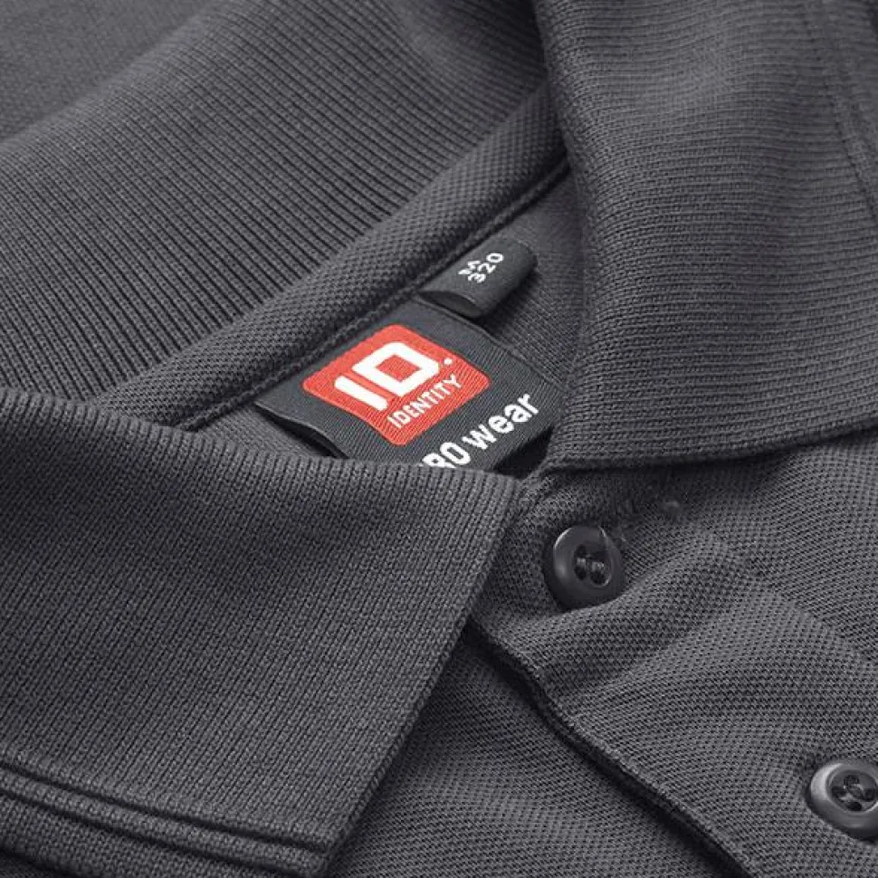 ID Pro Wear Herre Polo - Silver Grey
