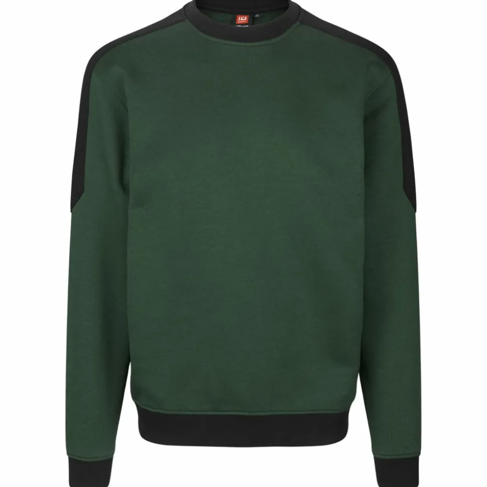 ID Pro Wear Herre Sweatshirt - Flaskegrøn