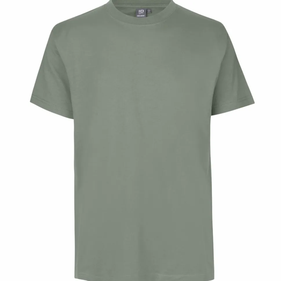ID Pro Wear Herre T-shirt - Støvet Grøn