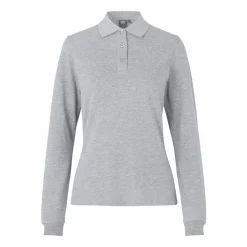 ID Stretch Dame Polo - Grå Melange