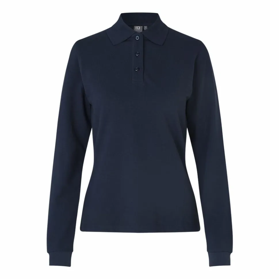 ID Stretch Dame Polo - Navy