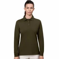 ID Stretch Dame Polo - Oliven