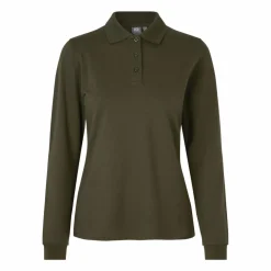 ID Stretch Dame Polo - Oliven