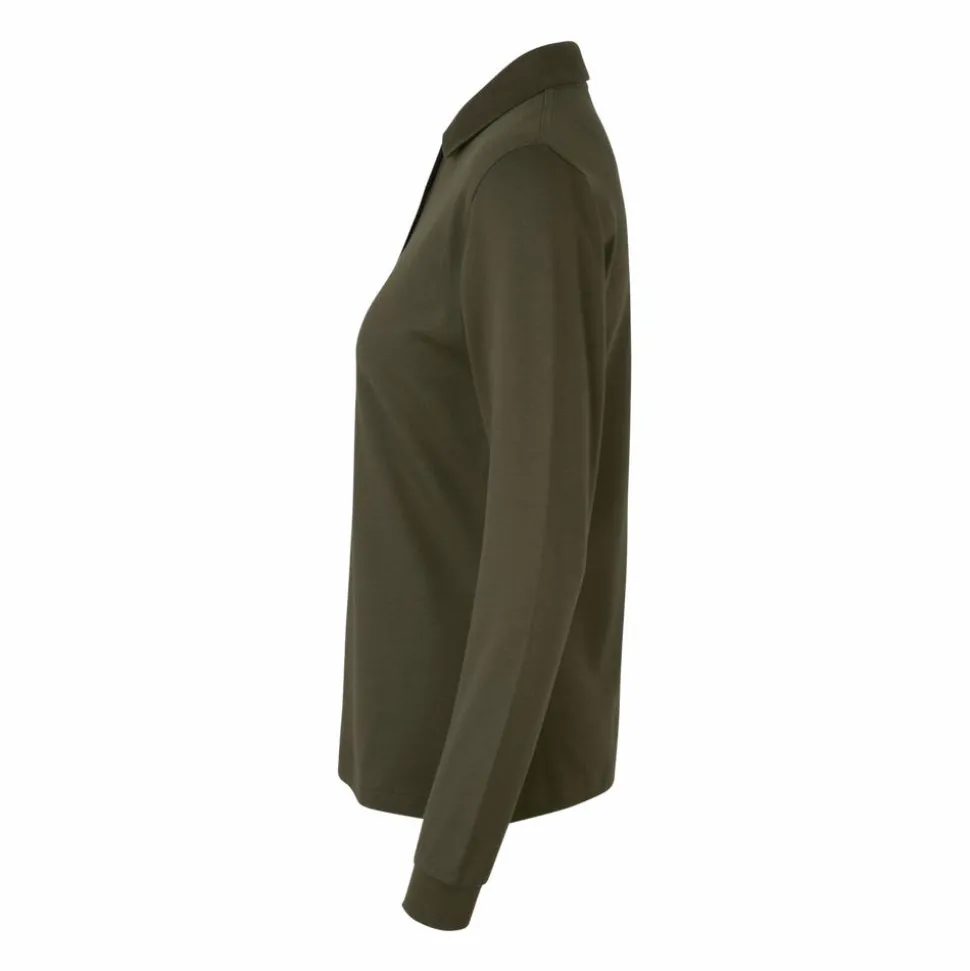 ID Stretch Dame Polo - Oliven