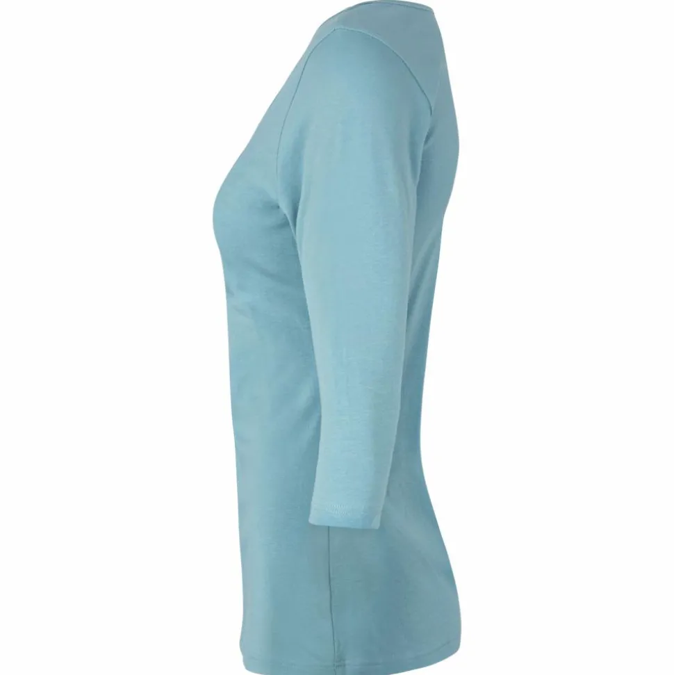 ID Stretch Dame Trøje m. stretch - Støvet Aqua