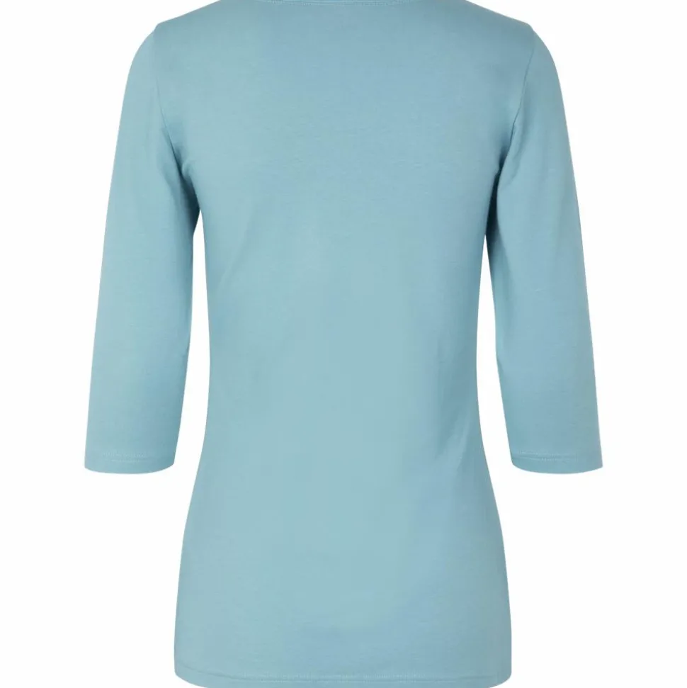 ID Stretch Dame Trøje m. stretch - Støvet Aqua