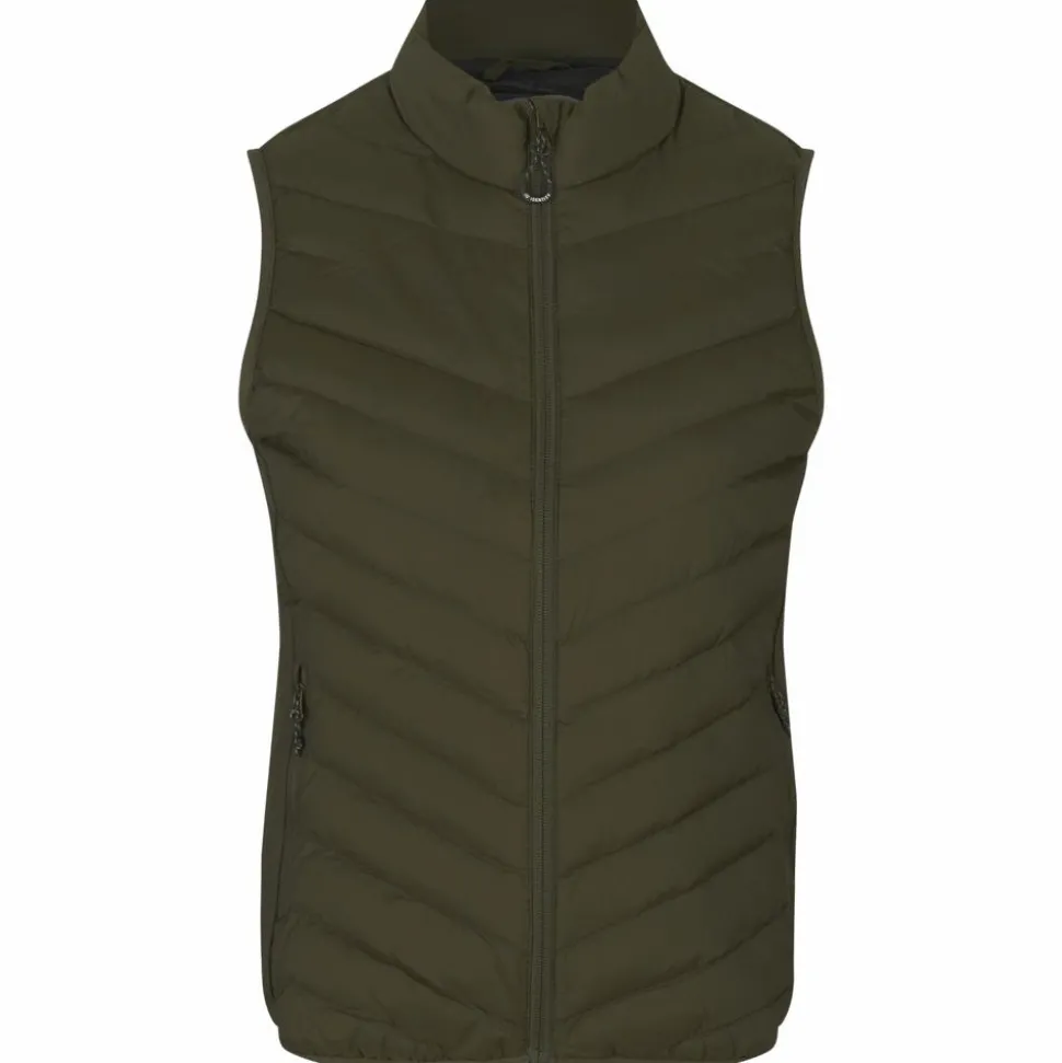 ID Stretch Dame Vest - Oliven