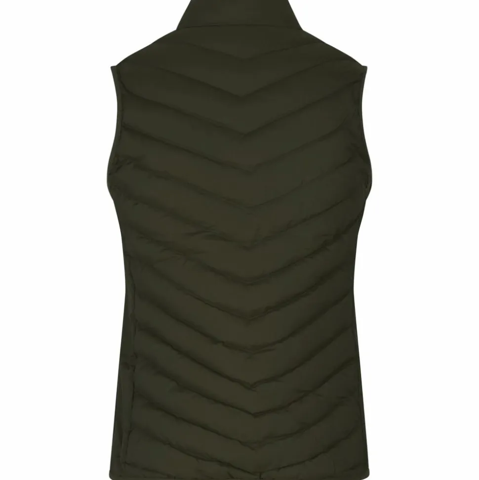 ID Stretch Dame Vest - Oliven