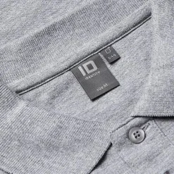 ID Stretch Herre Polo - Grå Melange
