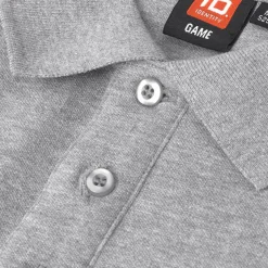 ID Stretch Herre Polo - Grey Melange