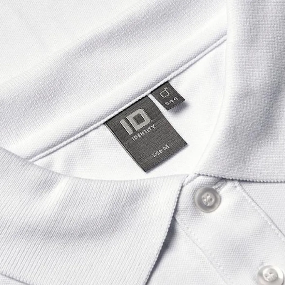 ID Stretch Herre Polo - Hvid
