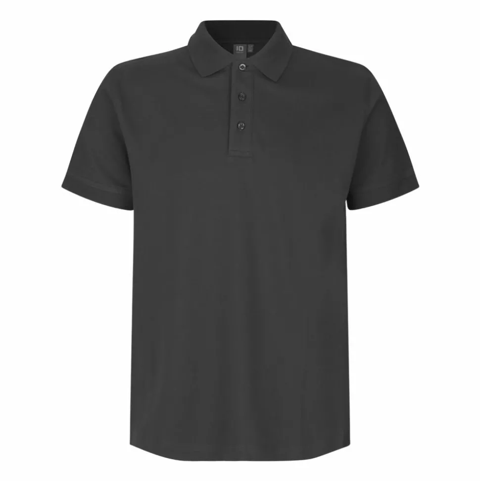 ID Stretch Herre Polo - Koksgrå