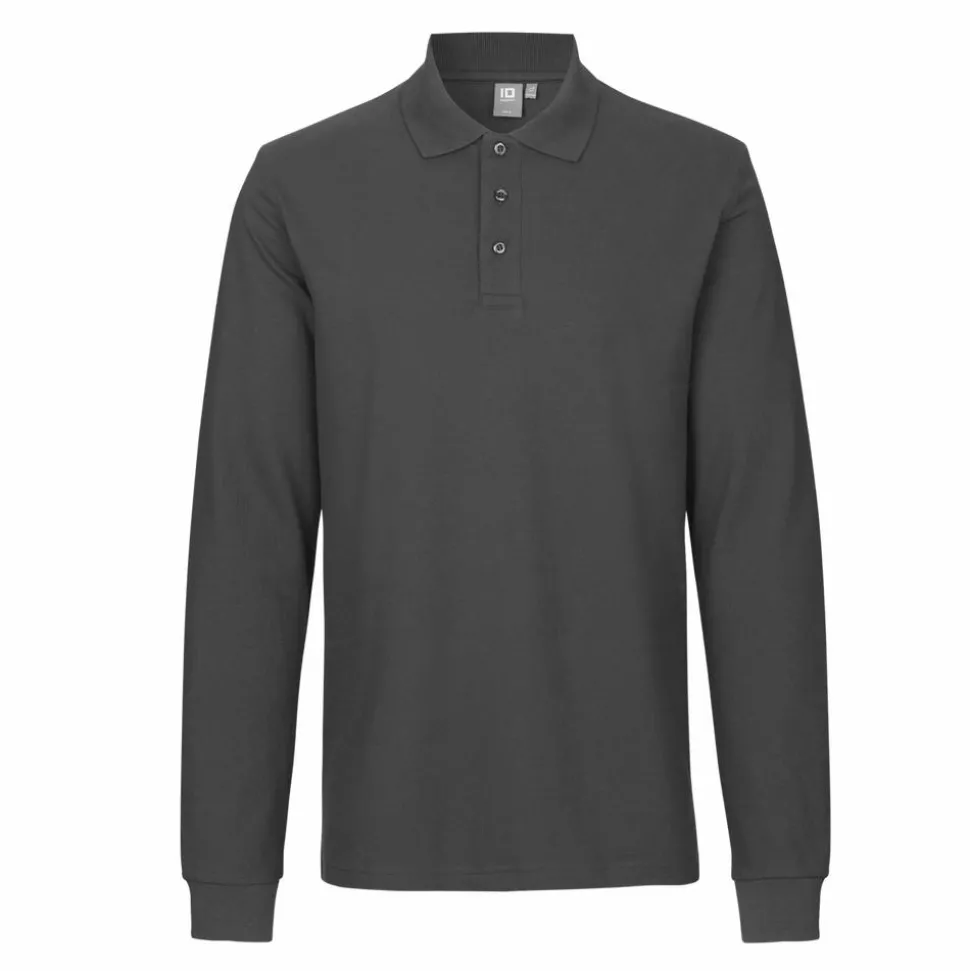 ID Stretch Herre Polo - Koksgrå