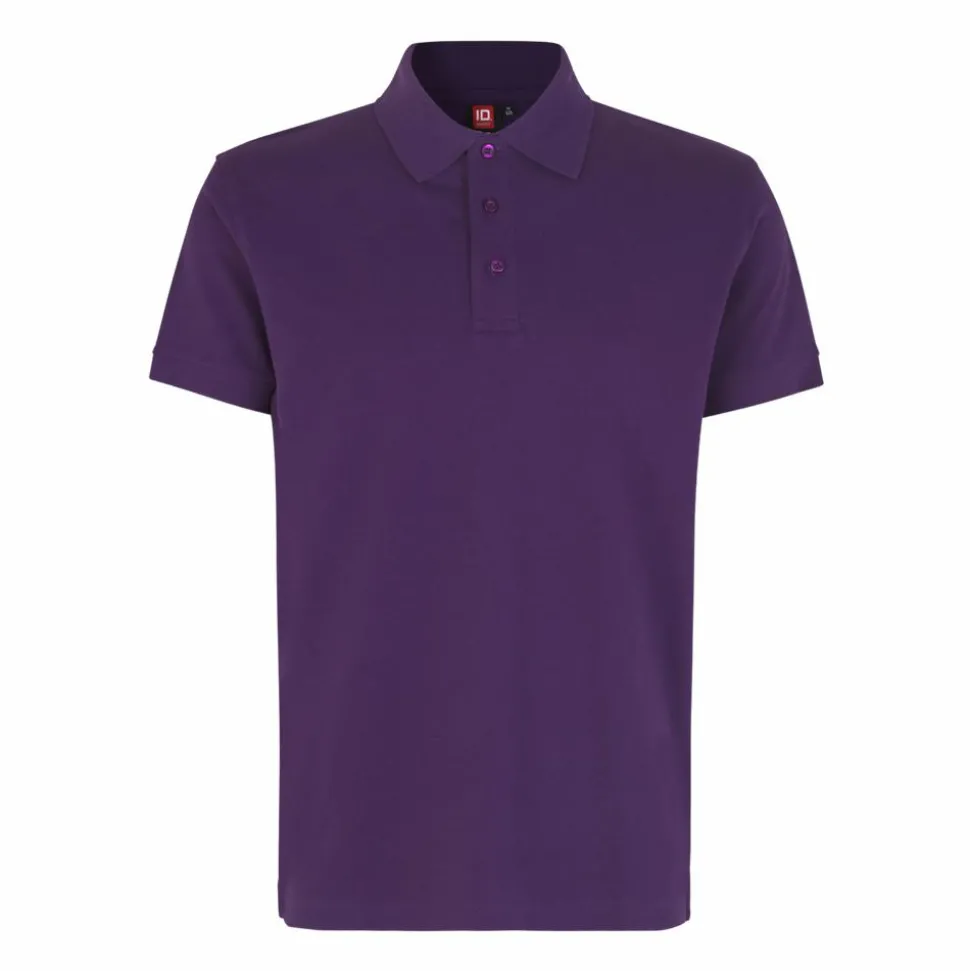 ID Stretch Herre Polo - Lilac
