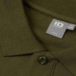 ID Stretch Herre Polo - Oliven