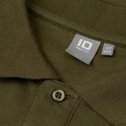 ID Stretch Herre Polo - Oliven