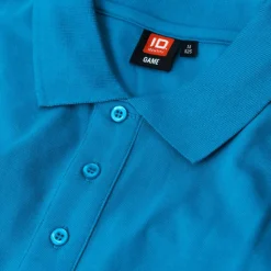 ID Stretch Herre Polo - Turquoise