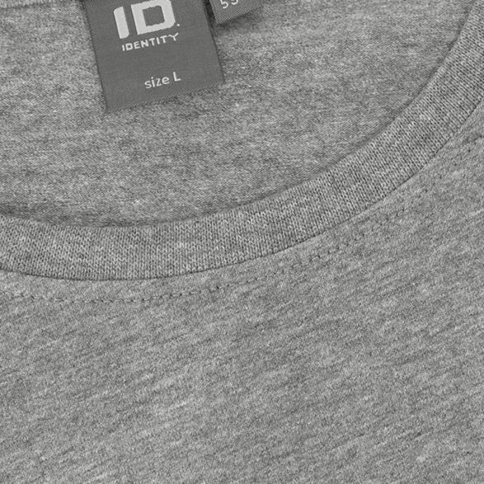 ID Stretch Herre T-shirt m. stretch - Grey Melange