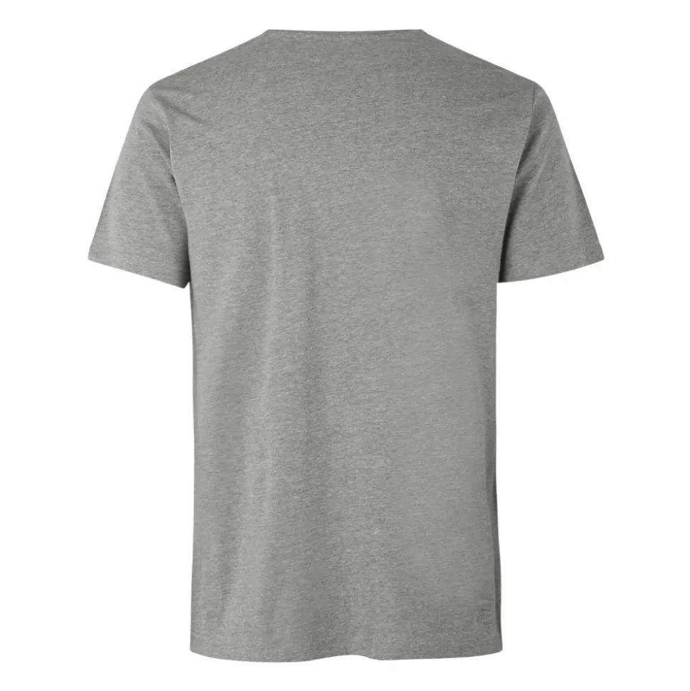 ID Stretch Herre T-shirt m. stretch - Grey Melange