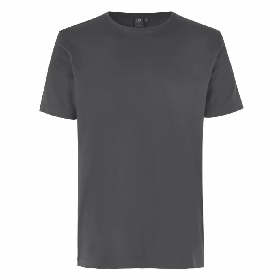 ID Stretch Herre T-shirt m. stretch - Silver Grey