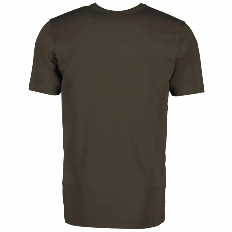 ID Stretch Herre T-shirt m. stretch - Oliven