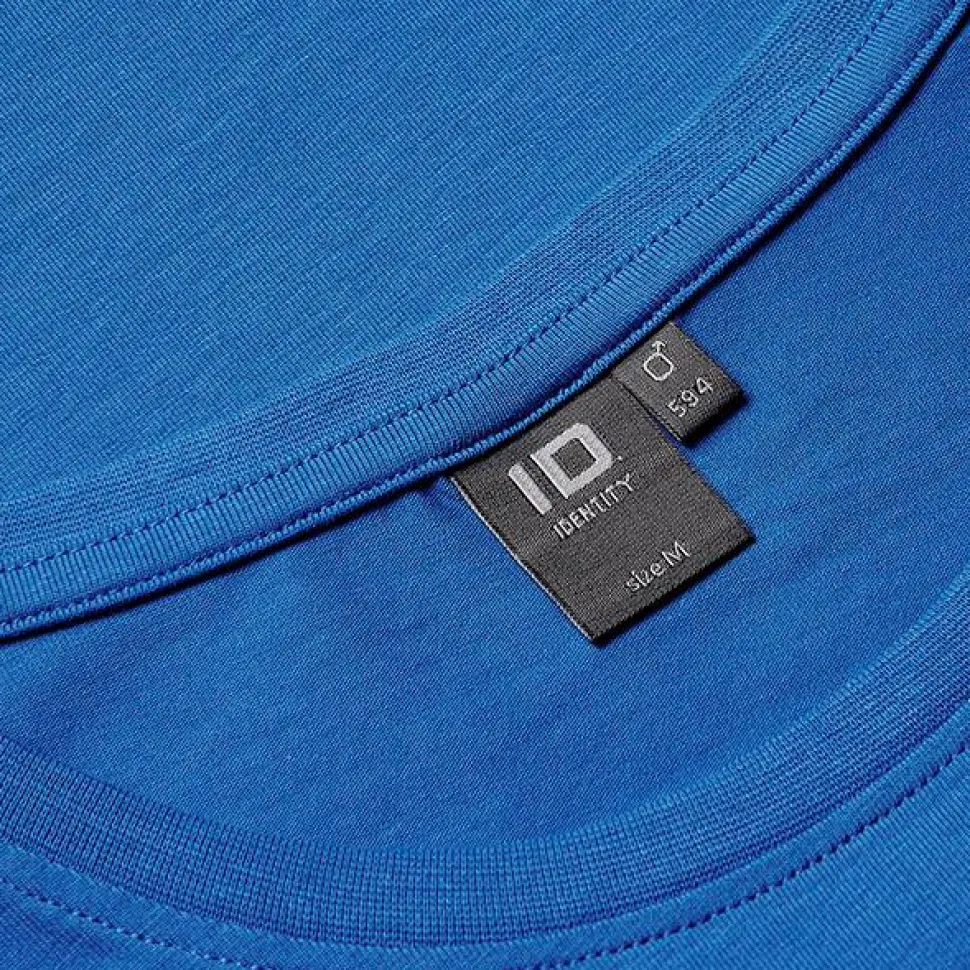 ID Stretch Herre T-shirt m. stretch - Azur