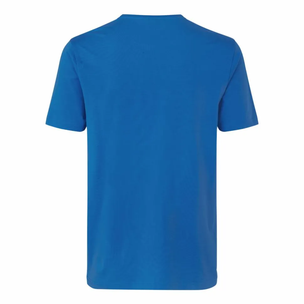 ID Stretch Herre T-shirt m. stretch - Azur