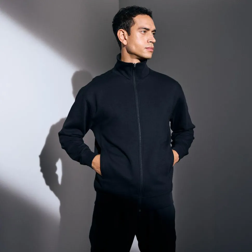ID Sweat Herre Cardigan - Sort