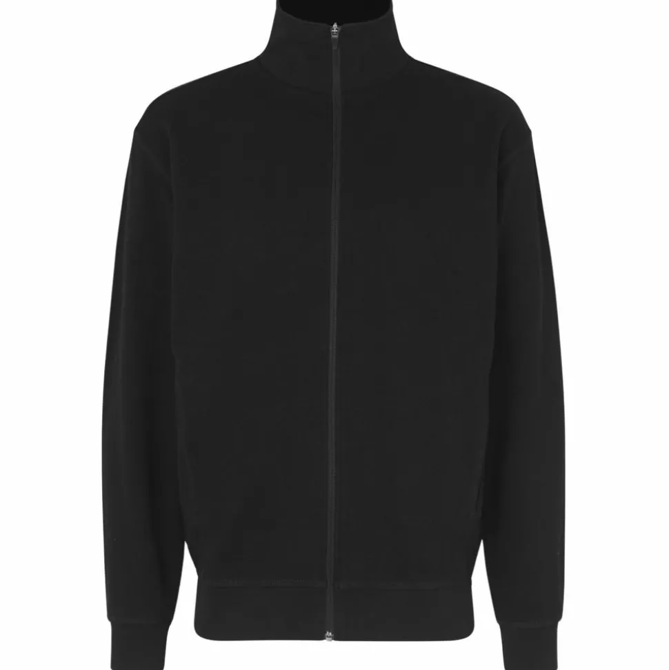 ID Sweat Herre Cardigan - Sort