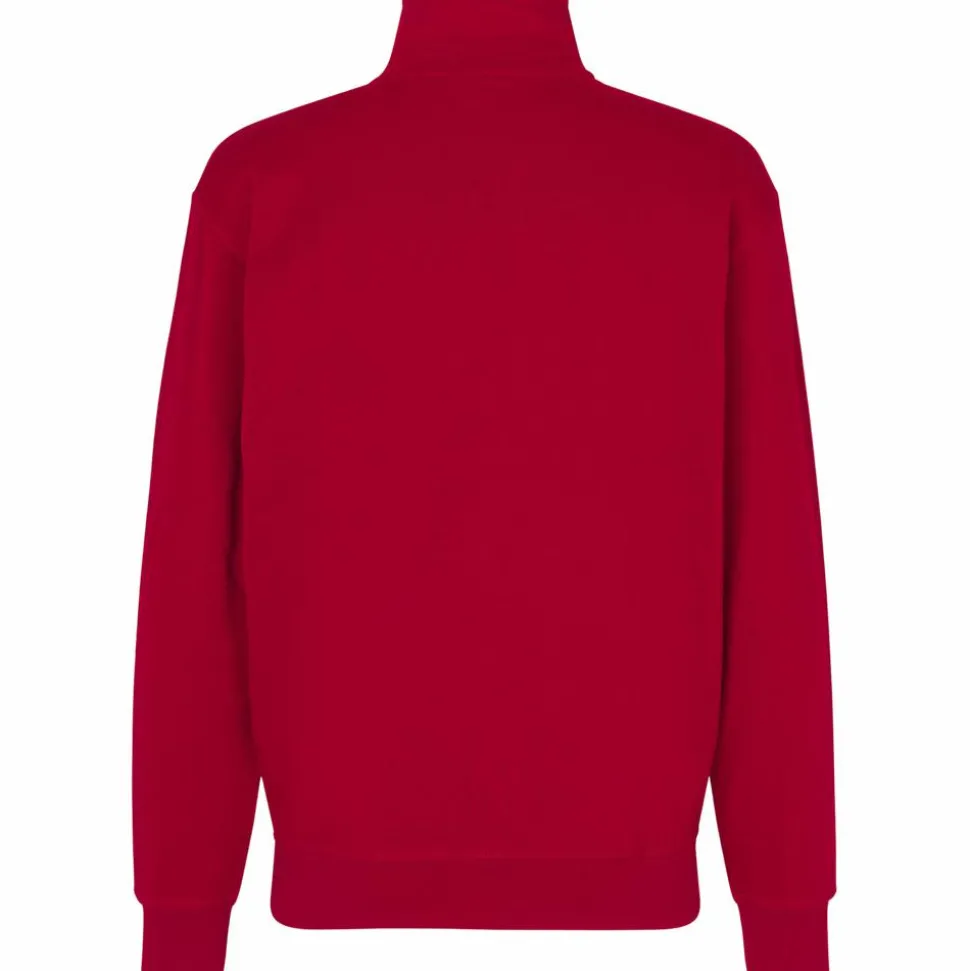 ID Sweat Herre Cardigan - Rød