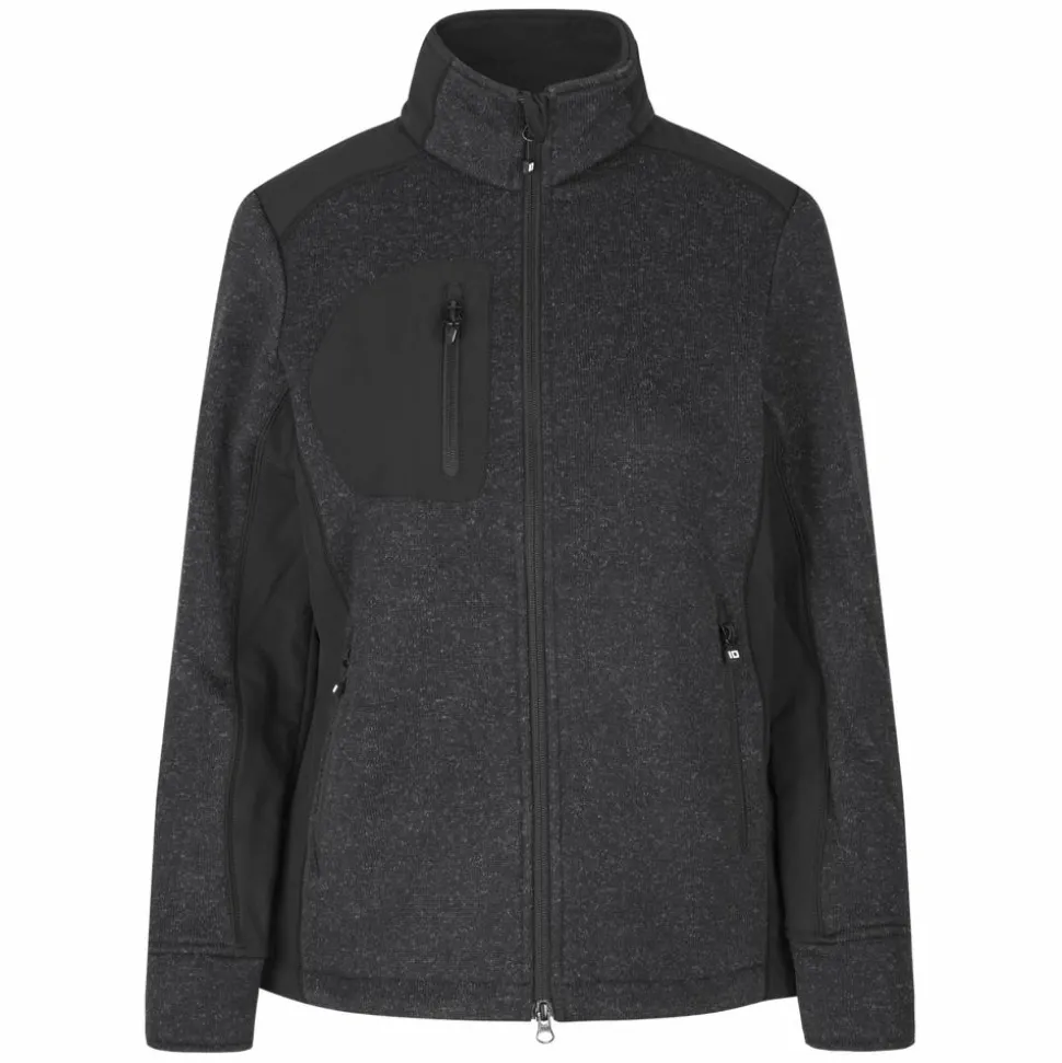 ID Unisex Fleecejakke - Grafit melange