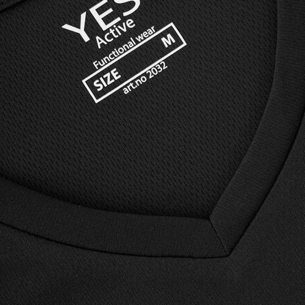 ID YES Active Dame Trænings t-shirt - Sort