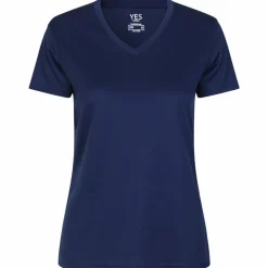 ID YES Active Dame Trænings t-shirt - Mørk Kongeblå