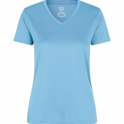 ID YES Active Dame Trænings t-shirt - Cyan