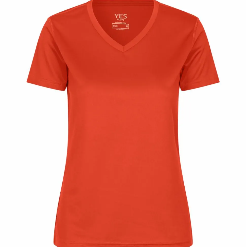 ID YES Active Dame Trænings t-shirt - Orange