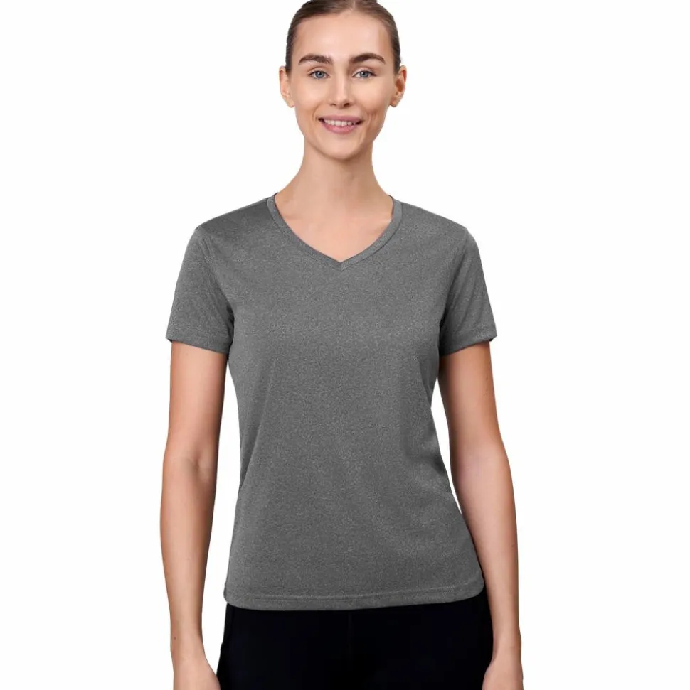 ID YES Active Dame Trænings t-shirt - Grå Melange