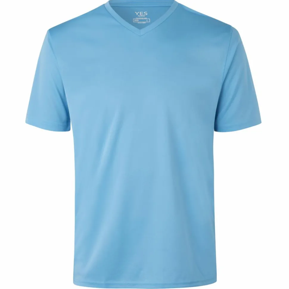 ID Yes Active Herre Trænings t-shirt - Cyan
